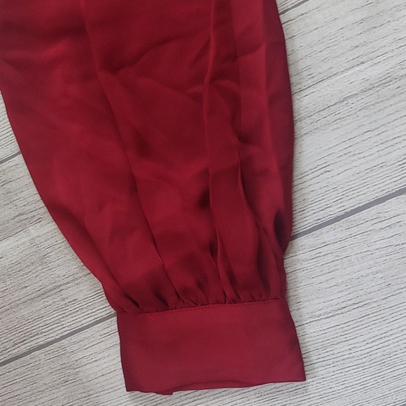 EXPRESS MOCK WRAP SATIN DRESS NWT - Picture 3 of 12